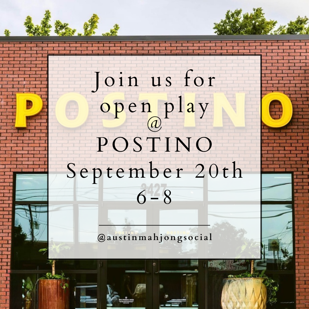 Open Play at Postino September 20th, 6-8 pm