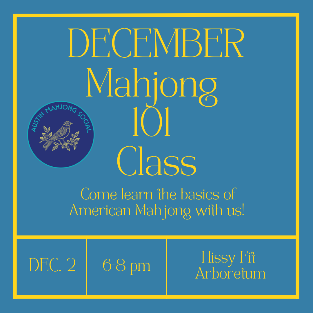 Mahjong 101 Dec. 2 6-8