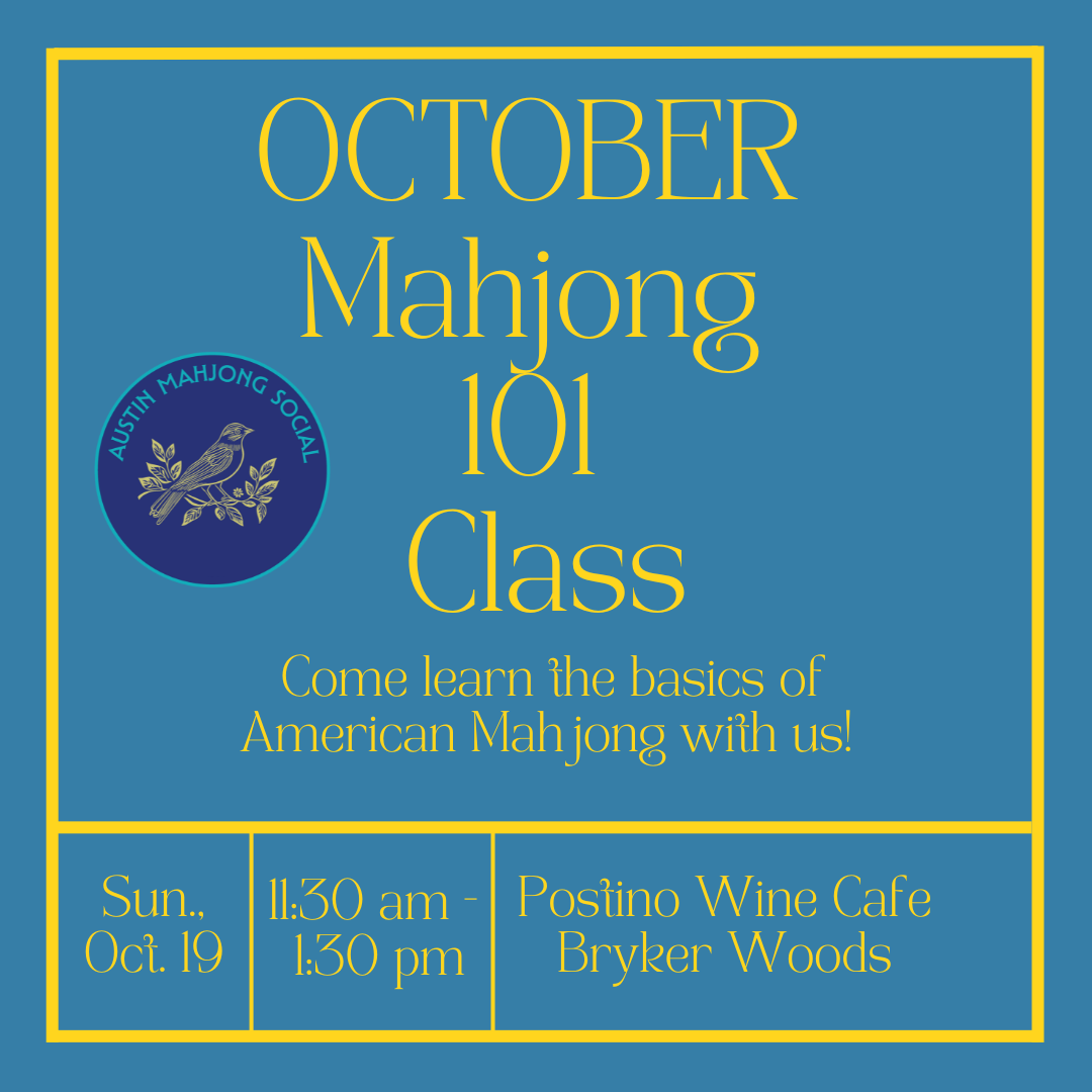 Mahjong 101 Oct. 19th