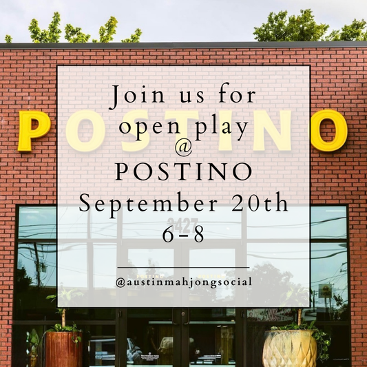 Open Play at Postino September 20th, 6-8 pm
