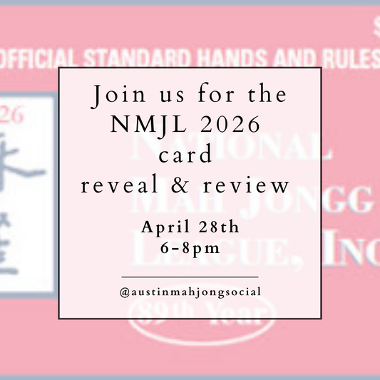2026 NMJL card Review - April 28th, 6-8pm