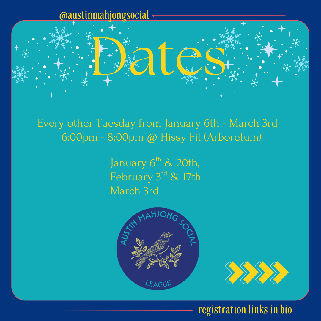 Austin Mahjong Social League - Winter 2026