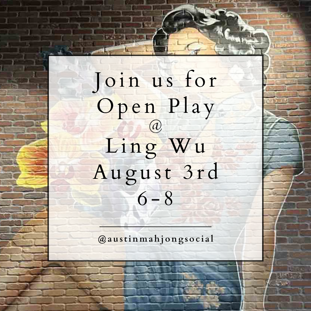 Open Play at Ling Wu August 3rd, 6-8pm