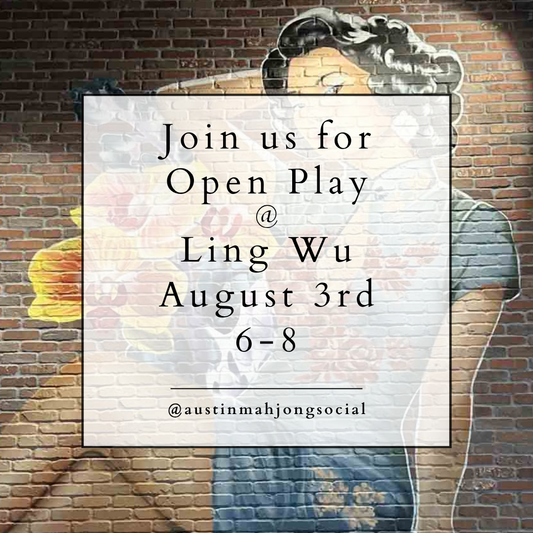 Open Play at Ling Wu August 3rd, 6-8pm