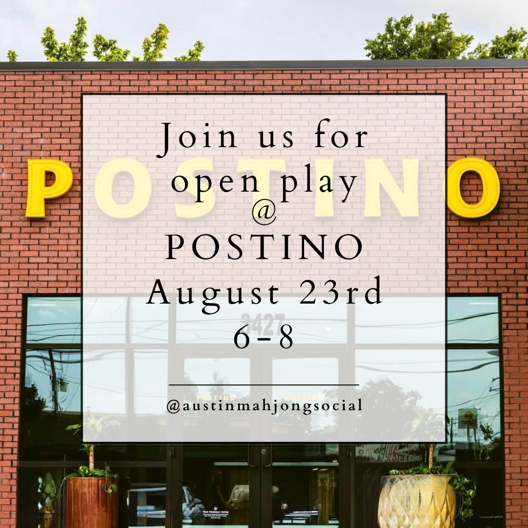 Open Play at Postino August 23rd, 6-8 pm