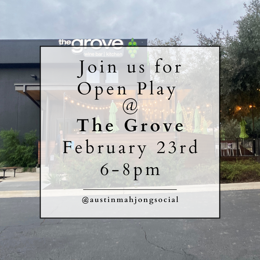 Open Play at The Grove Feb. 23rd  6-8pm