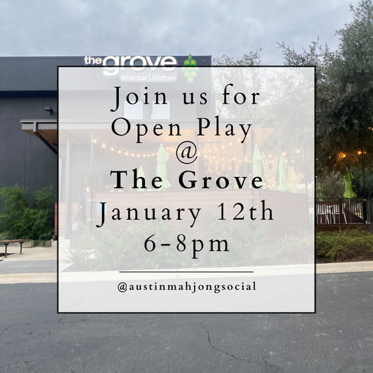 Open Play at The Grove Jan. 12 6-8pm