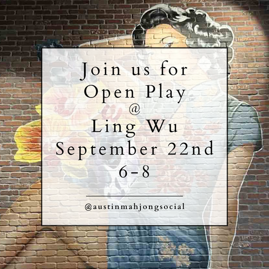Open Play at Ling Wu September 22nd, 6-8pm