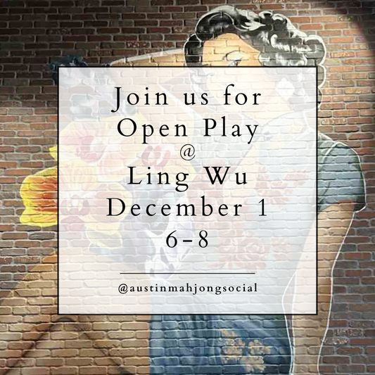 Open Play at Ling Wu Dec. 1 6-8