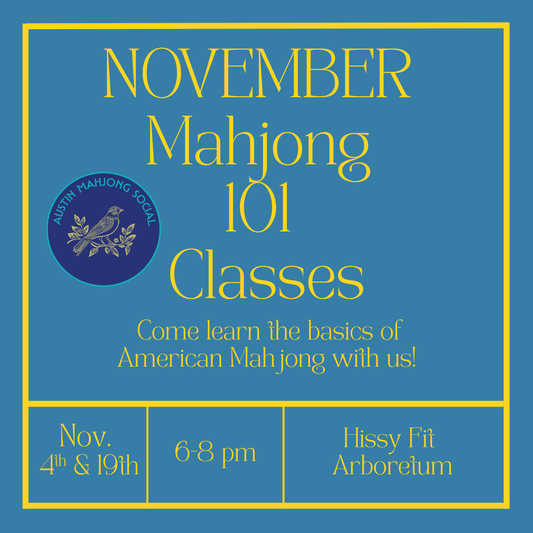 Mahjong 101 Nov. 19th 6-8 pm