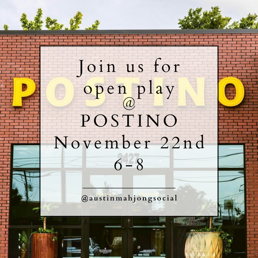 Open Play at Postino November 22nd, 6-8 pm