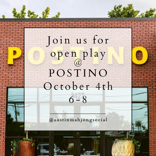 Open Play at Postino October 4th, 6-8 pm